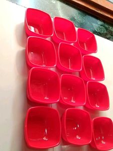 ❤️Red Serving Bowls (Set of 12)