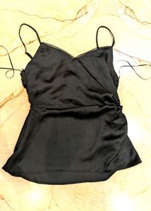 ZARA Black Cami Top in Small