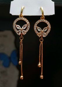 Elegant Butterfly Dangle Earrings