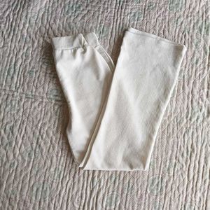 White Flared Pants
