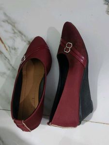 Elegant Maroon Ballerinas