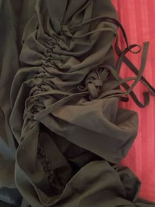 Drawstring Detail parachute Pants