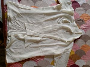 Cream Long Sleeve Top