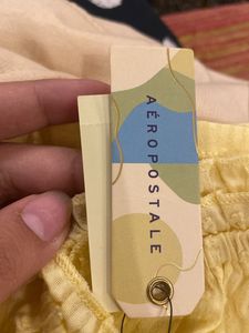 UNUSED Aeropostale Butter Yellow Midi Dress