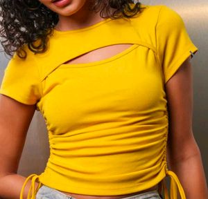 Neck Cutout Top
