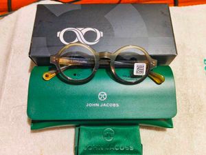Grey Yellow Full Rim Round John Jacobs Rich Acetat