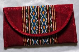 Woven Red Wallet/purse