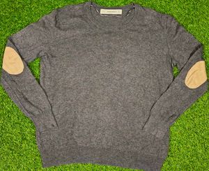 Imported Stylish Grey Pullover Sweater