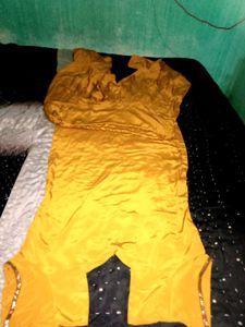 combo satin silk suit