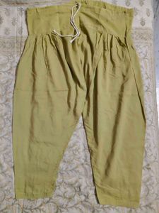 Lime green stitched salwar suit