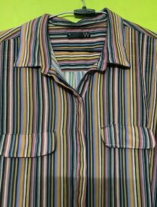 Striped Shirt For Women W Brand