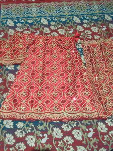 Girls' Ethnic lehenga choli with dupatta