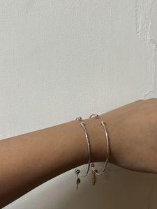 Silver Bangle Set