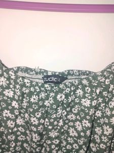 Zudio Green Dress