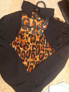 Funky Leopard Print Top