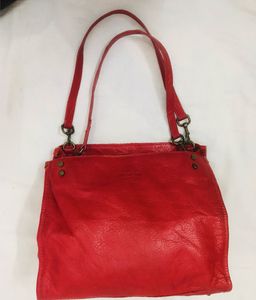 Authentic 💯 🇺🇸 Amarican Leather Co. Red Handbag