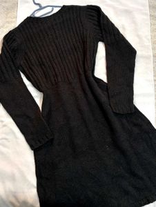 🎀Buy1 Get1 Free Black Sweater Knitted Dress ()