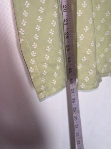 Green Floral Print Tunic