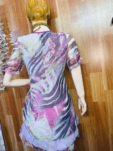 Printed Mini Dress