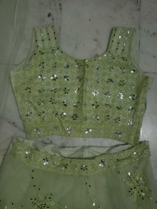 One Time Used Lahenga Choli..