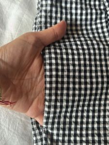 26 High Waist Black&amp; White Check Girls Trouser