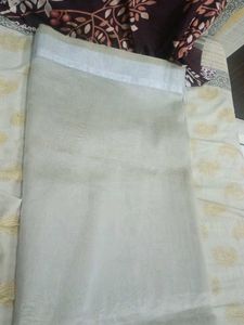 Elegant White Saree