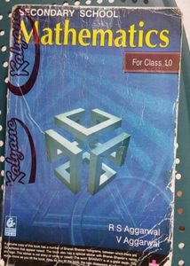 Class 10 Mathematics RS Aggarwal Book
