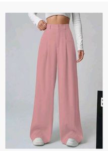 Pink Wide Leg Pants