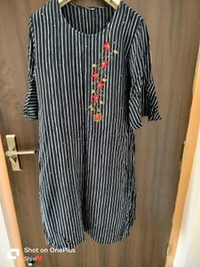 Blue Lining Beautiful Kurta