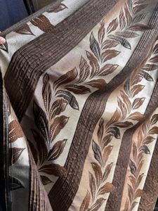 Brown Golden Curtains