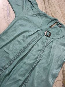 Vintage Aqua Tunic Top