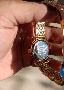 Casio Watch Golden