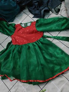 Girls partywear Sequence Frock