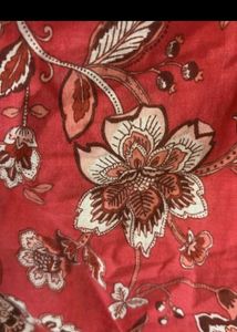 Floral Red Blouse