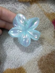 Tropical Flower Hair Clips/Claws - Set of 3