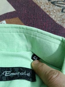 Men&#39;s Light Green Shirt