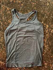 Gray Workout Tank Top