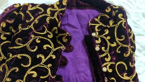 Elegant Velvet Jacket with extra margin