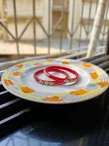 Red Bangles (Set of 2)