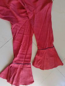 Straight Kurti With Embroidery Work