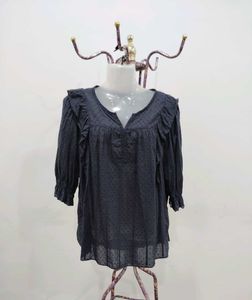 Navy Blue Blouse