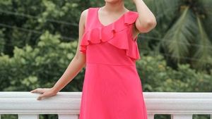 Cute Pink Ruffle Dress