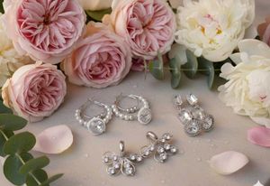 3 Elegant Silver Earring Set