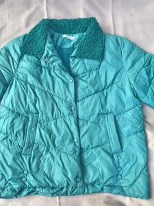 Turquoise Puffer Jacket