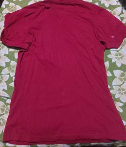 Red Casual T-Shirt