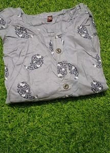 Floral Print Kurti - XL