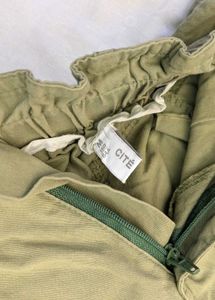 Olive Wide Leg Trousers