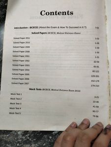 Medical Entrance Exam Book
