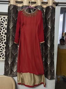 Neck Hand Work Heavy Kurta