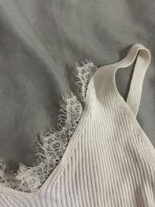 white tank top